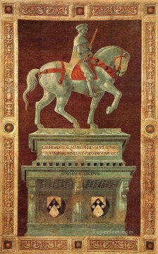 パオロ・ウッチェロ Painting - ジョン・ホークウッド卿の葬儀記念碑 ルネサンス初期 パオロ・ウッチェロ